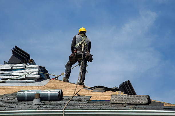 Professional Roofing technician working in Athens, IN
